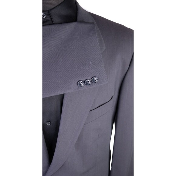 MANI Vintage Sport Coat Suit Jacket Men Size 40S Striped  Two Button - Picture 6 of 15